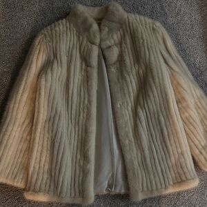 Elegant Cream Teddy Jacket